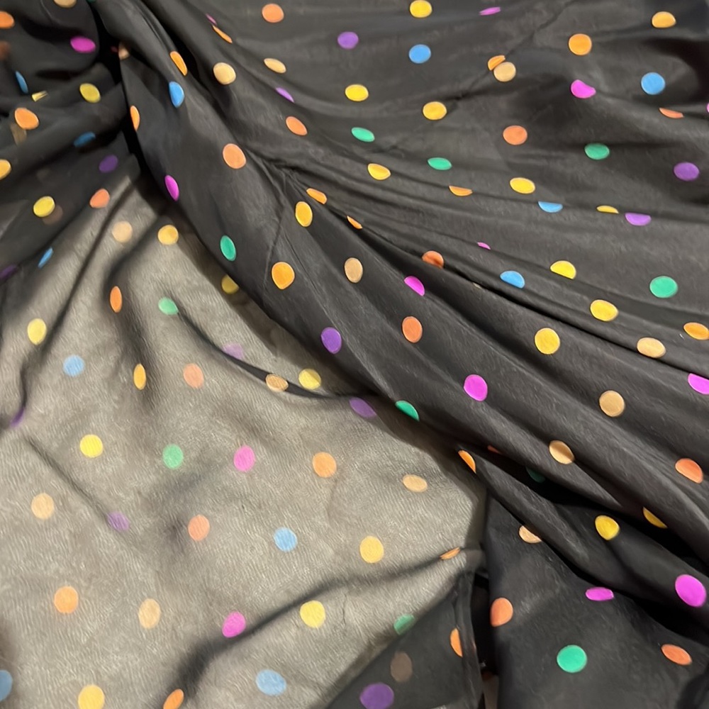 All silk beautiful dress fully silk lined same pattern - Picture 7 of 8
